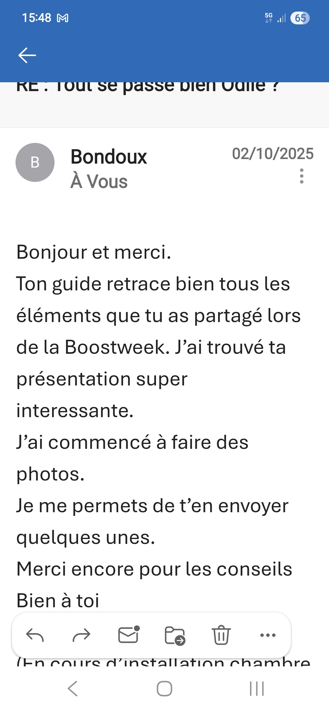 En cours d'installation en Haute Savoie